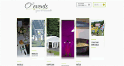 Desktop Screenshot of o2events.fr